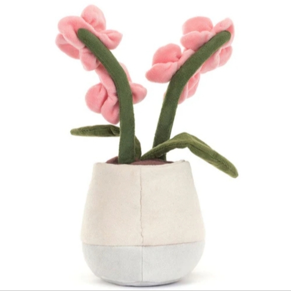 Jellycat Amuseables Orchid 9.8x3.9x4.3" Soft and Plush NWT - Picture 3 of 8